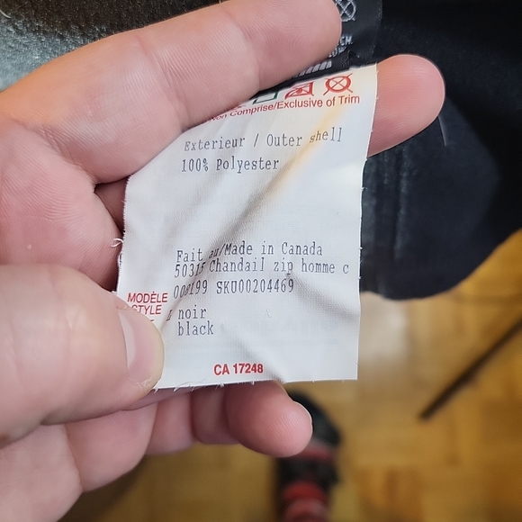 Vintage Chlorophylle Fleece Shirt Men Size L Canada Made - Picture 5 of 5